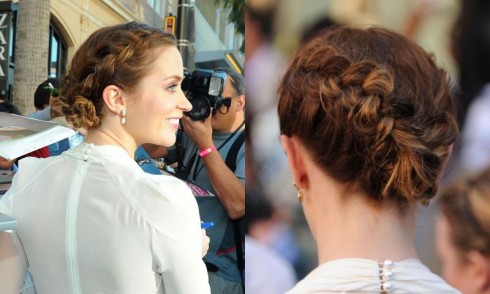 french braid hairstyle. BRAIDED UPDO BRAIDED UPDO