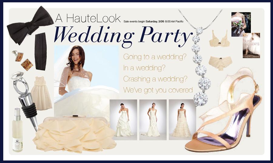 March 25th 2011 by Amanda 3 Comments HauteLook 39s Wedding Party sales 
