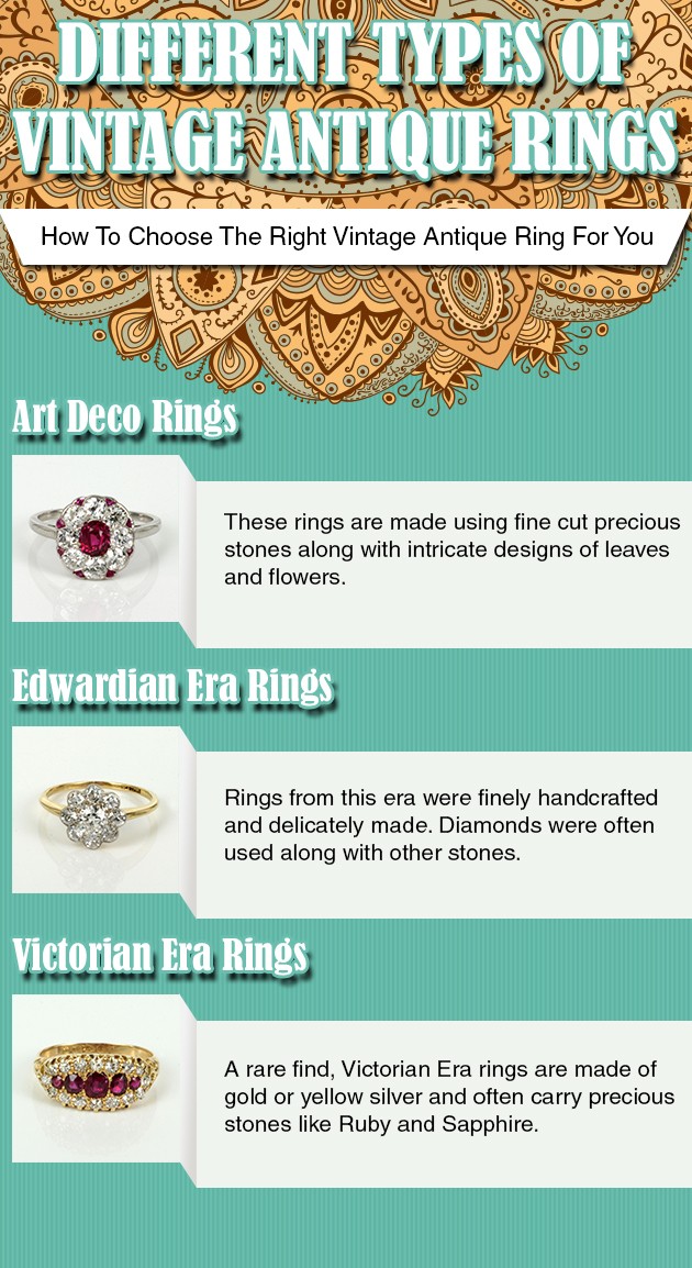 Different Types Of Vintage Antique Rings