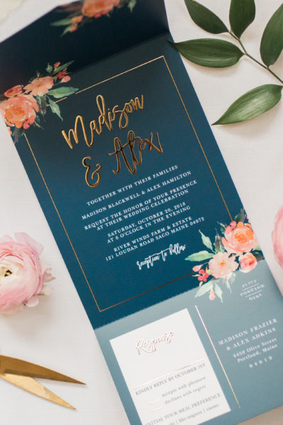 Where to Find Foil Wedding Invitations
